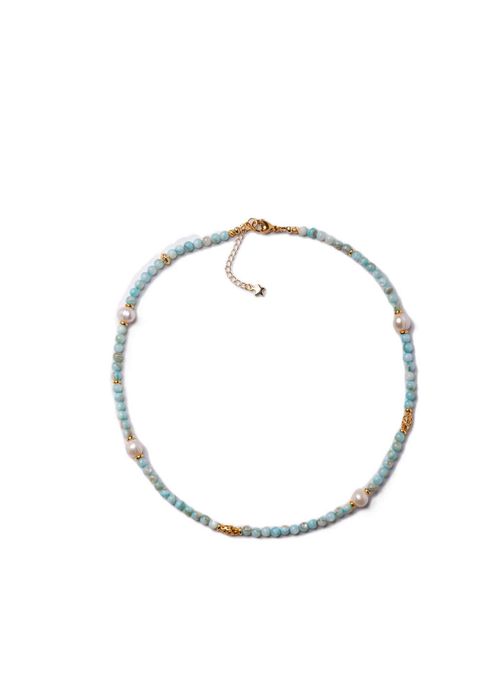 მარგალიტის და სადაფის ყელსაბამი N250002