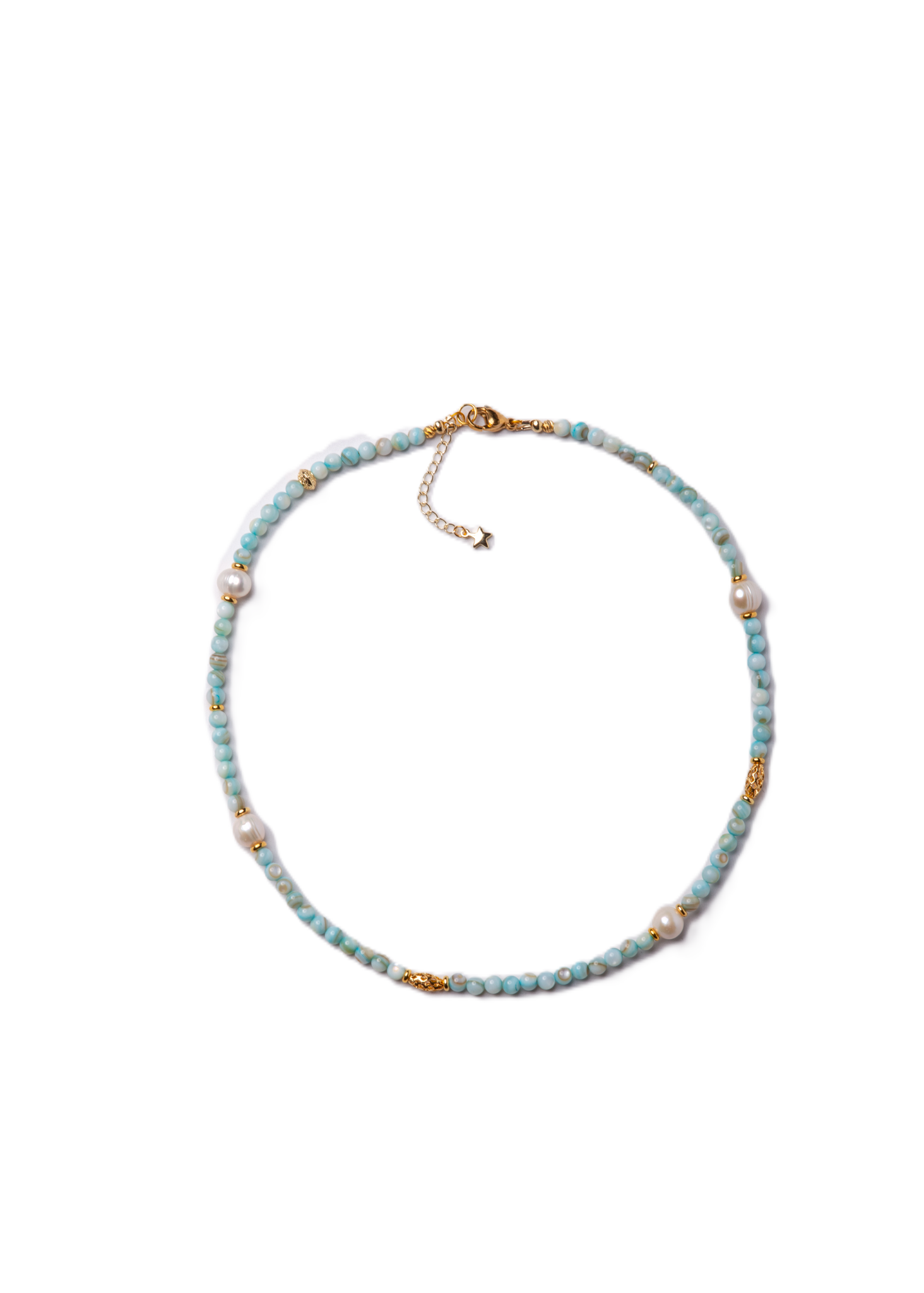 მარგალიტის და სადაფის ყელსაბამი N250002