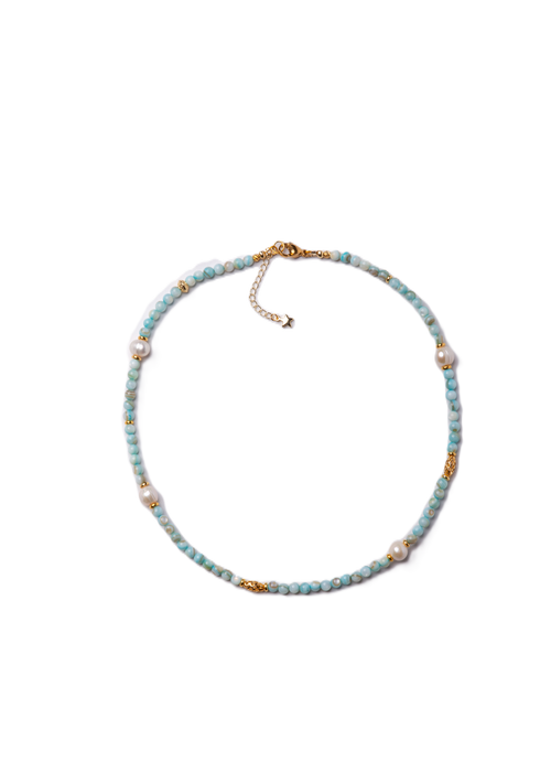 მარგალიტის და სადაფის ყელსაბამი N250002