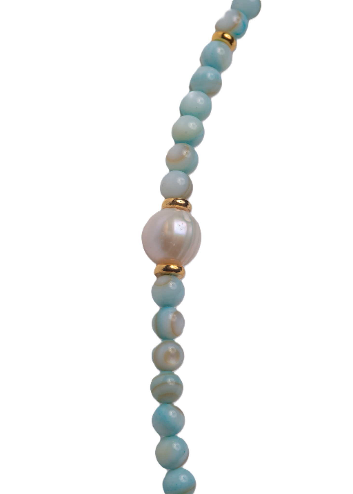 მარგალიტის და სადაფის ყელსაბამი N250002