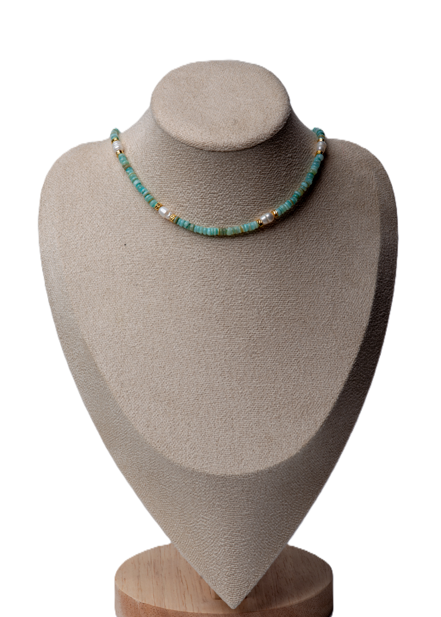 მარგალიტის და სადაფის ყელსაბამი N250026