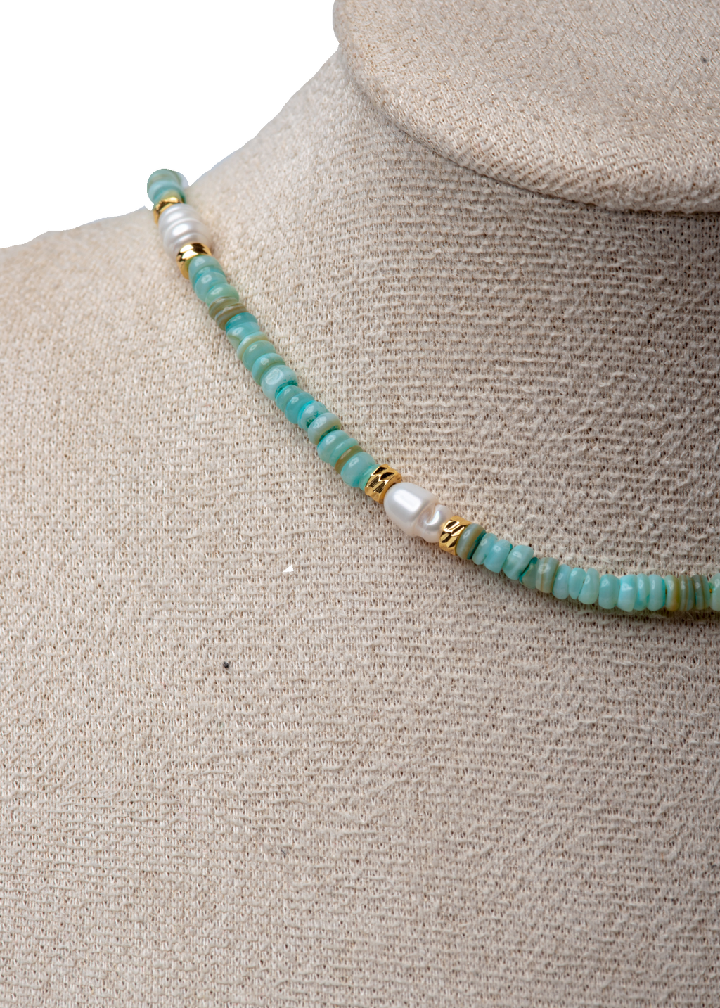 მარგალიტის და სადაფის ყელსაბამი N250026