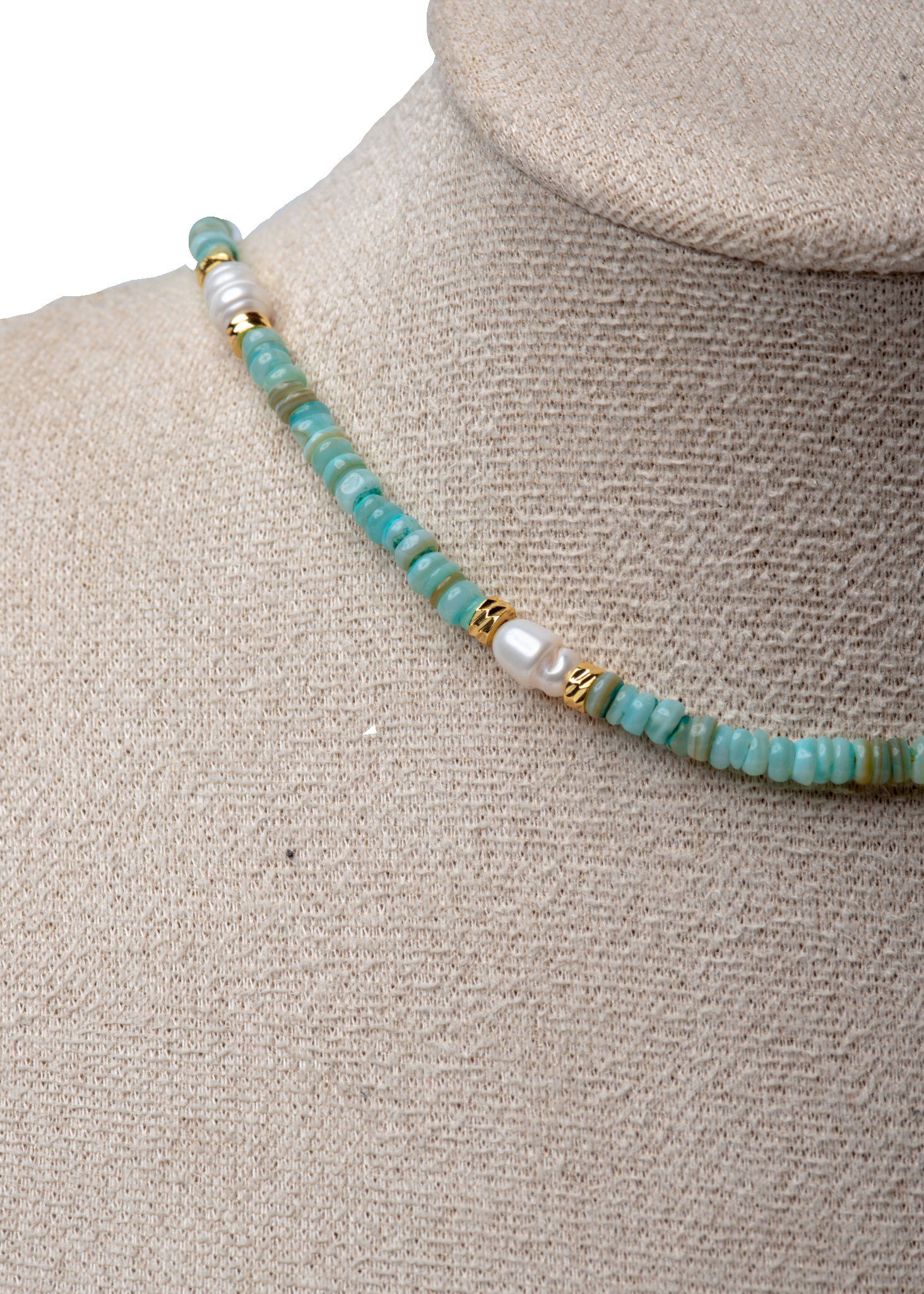 მარგალიტის და სადაფის ყელსაბამი N250026