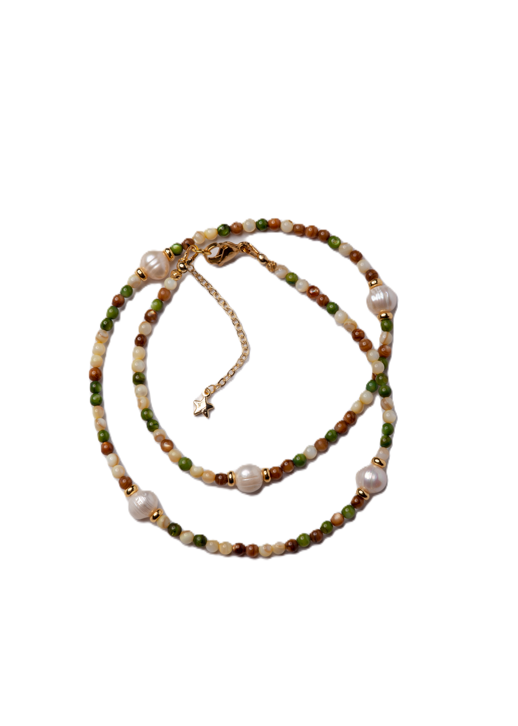 მარგალიტის და სადაფის ყელსაბამი N250004