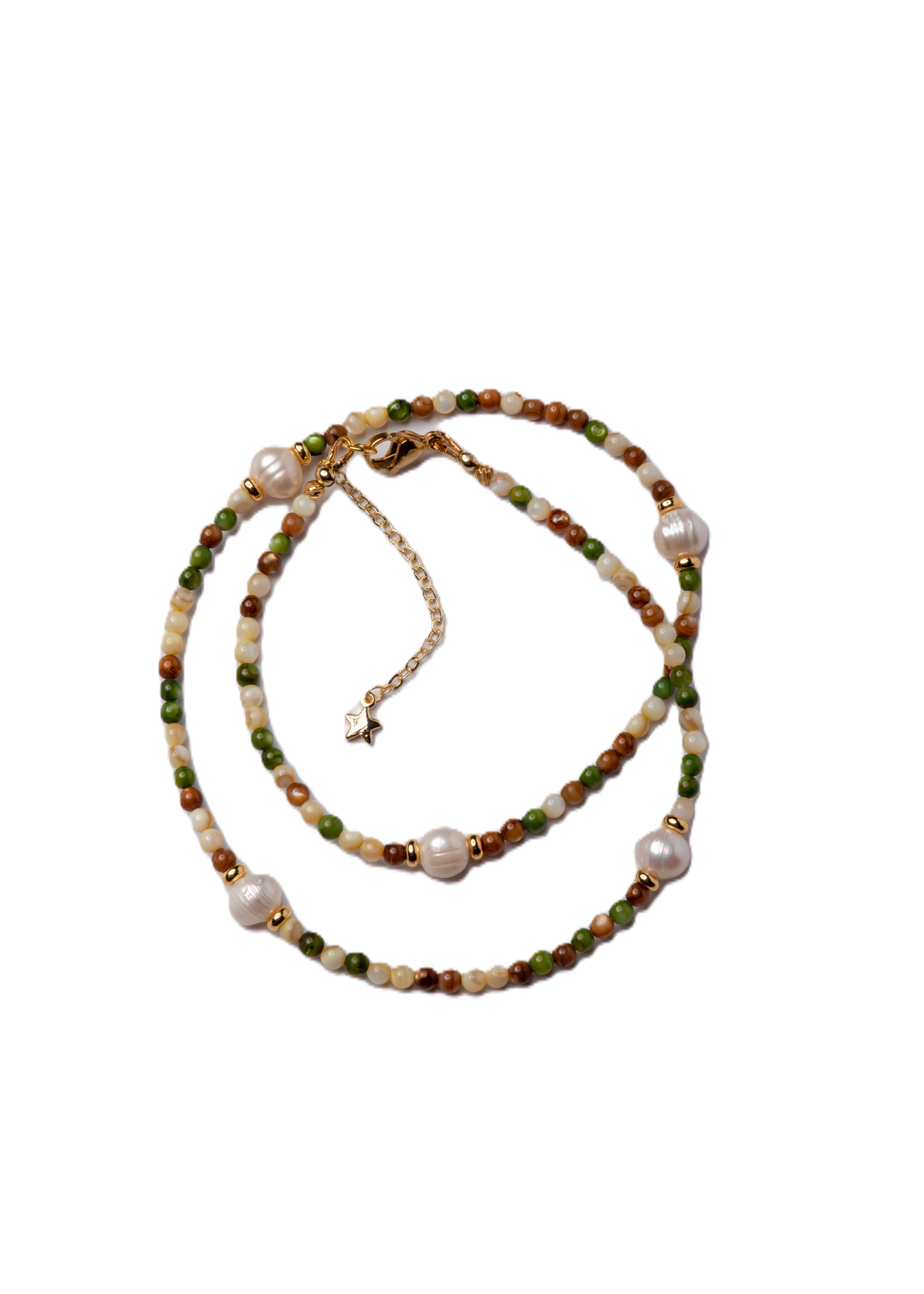 მარგალიტის და სადაფის ყელსაბამი N250004