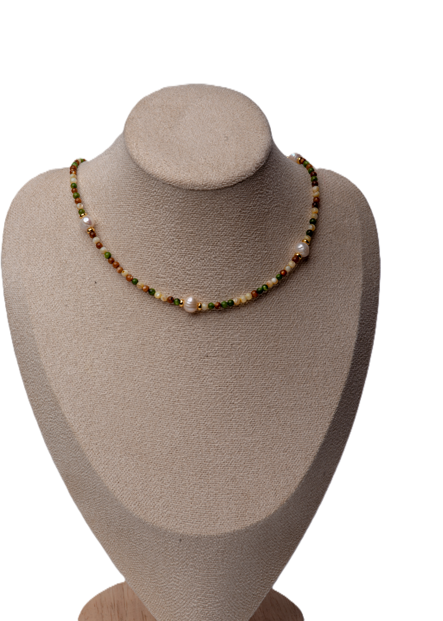 მარგალიტის და სადაფის ყელსაბამი N250004